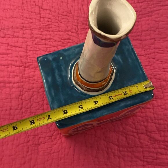 Desimone Colorful Ceramic “ Cat”Vase - Picture 11 of 12